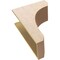 Ekena Millwork 11"W x 22"D x 33"H Classic Legacy Rough Cedar Woodgrain TimberThane Corbel, Primed Tan CORUR11X22X33LGYRCPR - alternate 6